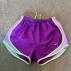 Nike Women's Vibrant Purple Athletic Shorts